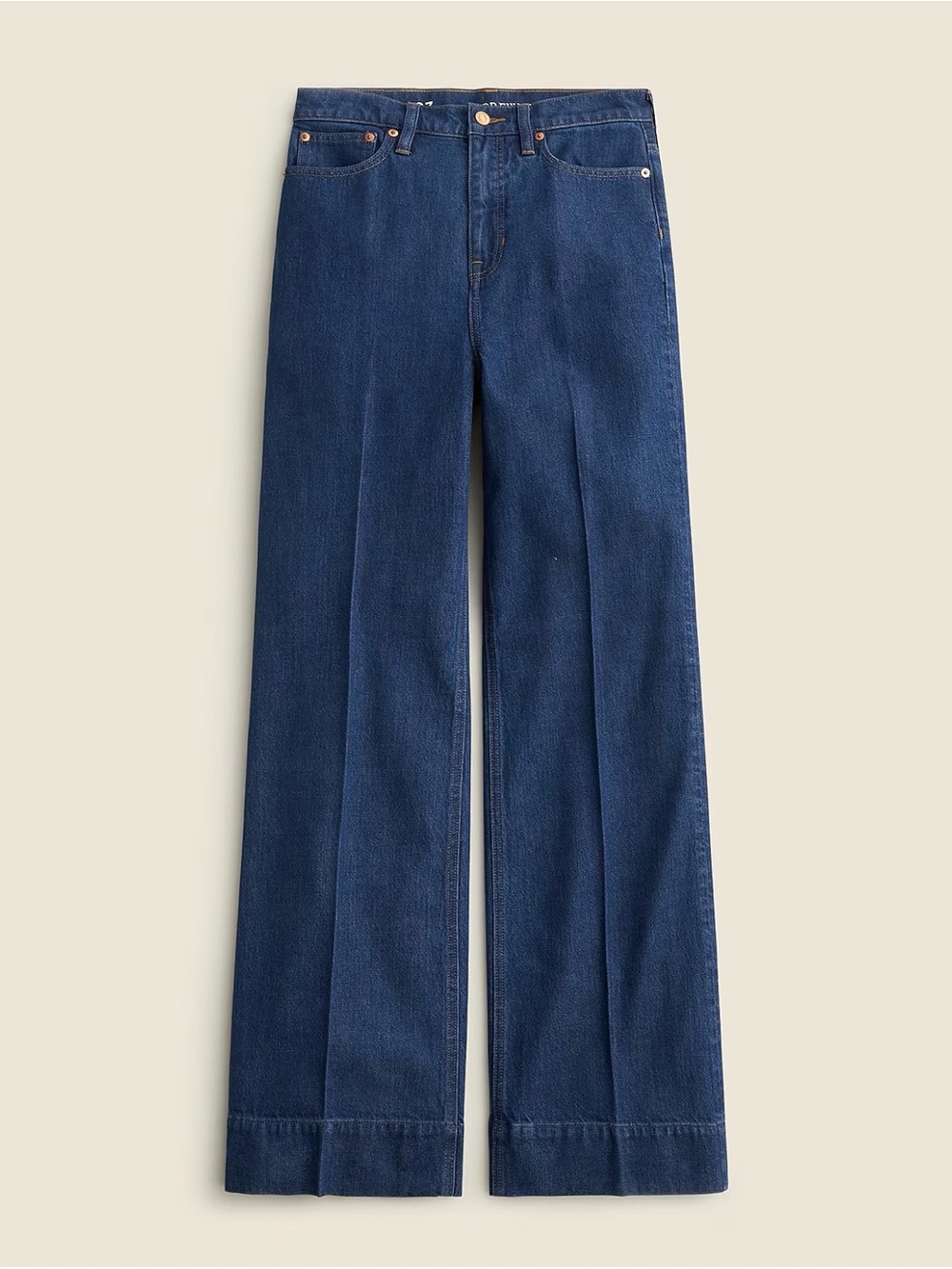 J.Crew Wide Leg Denim Trousers Women's Sz 26